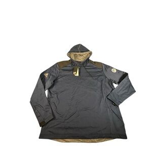 Adidas Cold RDY Hoodie Men’s 2XL Golf Pullover Navy Blue Thermal Hooded NWT